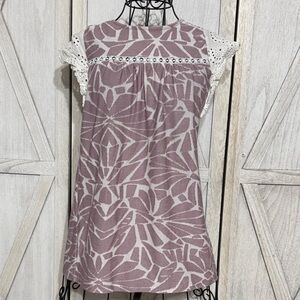 Rain Blouse with Lace Accents Size S